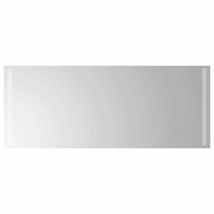 vidaXL LED Bathroom Mirror Transparent 100 x 40 cm Tempered Glass