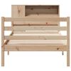 vidaXL Bookcase Bed without Mattress 90x200 cm Solid Wood Pine