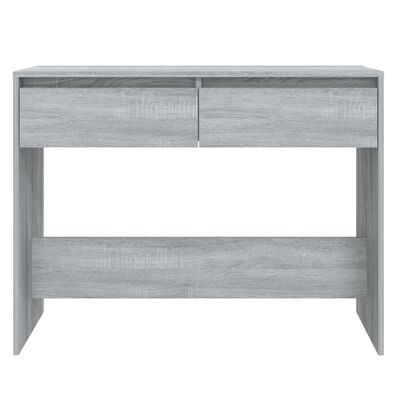 vidaXL Console Table Grey Sonoma 100x35x76.5 cm Engineered Wood