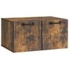 vidaXL Wall-Mounted TV Cabinet Smoked Oak 59.5 x 41 x 30 cm