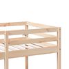 vidaXL Loft Bed Frame with Desk and Chairs 90x190cm Solid Wood Pine