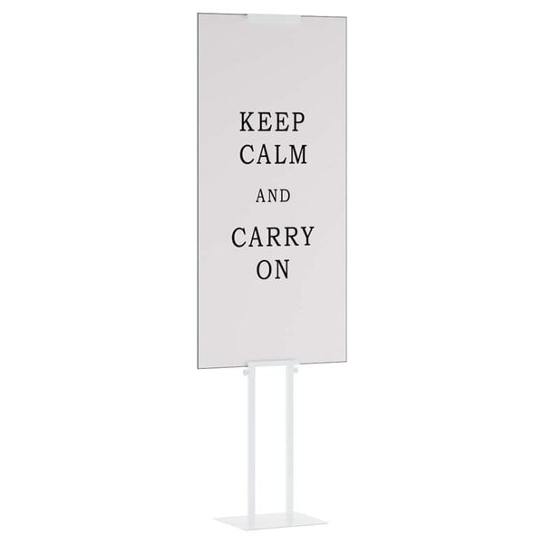 vidaXL Trade Show Displays 2 pcs White 30 x 24 x 208 cm Iron