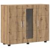 vidaXL Wooden Cabinet Artisan Oak 88.5 x 30.5 x 73 cm Engineered Wood