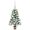 vidaXL Christmas Tree with 150 LEDs with Stand Green 65 cm PE