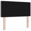 vidaXL Headboard with Headboard Dark Grey 100 cm Faux Leather