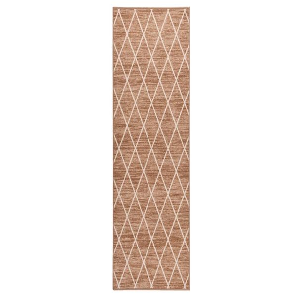 vidaXL Carpet Runner Light Brown 80x400 cm
