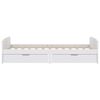 vidaXL Bed Frame without Mattress White Solid Wood Pine 90x200 cm