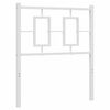 vidaXL Metal Replace Headboard White 75 cm