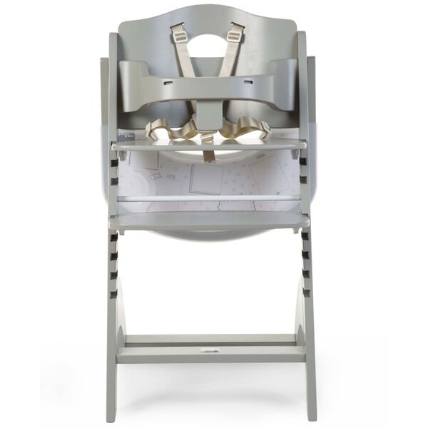 CHILDHOME 2-in-1 Baby High Chair Lambda 3 Stone Grey