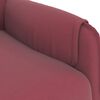 vidaXL Massage Chair Wine Red Fabric