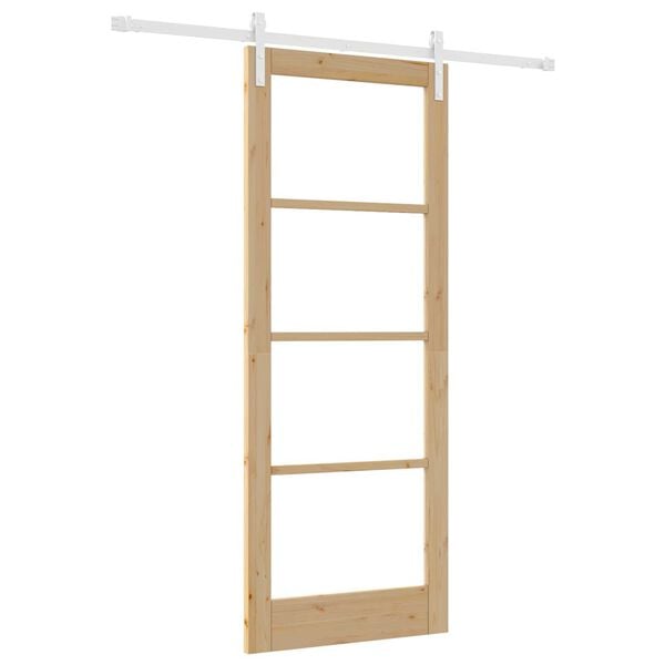 vidaXL Sliding Door ORKDAL Natural 83 x 211 cm
