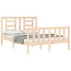 vidaXL Bed Frame without Mattress 140x200 cm Solid Wood Pine