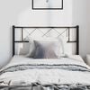 vidaXL Metal Replace Headboard Black 100 cm