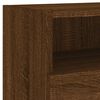 vidaXL TV Wall Cabinets 2 pcs Brown Oak 80x30x30 cm Engineered Wood