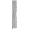 vidaXL Bathroom Cabinet Set TULUM Grey Sonoma 37 x 31.5 x 203 cm