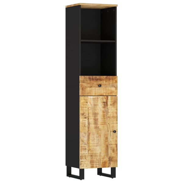 vidaXL Bathroom Cabinet 38x33x160 cm Solid Wood Mango