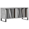 vidaXL Record Cabinet Concrete Grey 100x38x48 cm Engineered Wood
