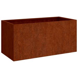 vidaXL Planter 62x40x39 cm Corten Steel