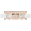vidaXL TV Cabinet White 120x30x40 cm Solid Mango Wood