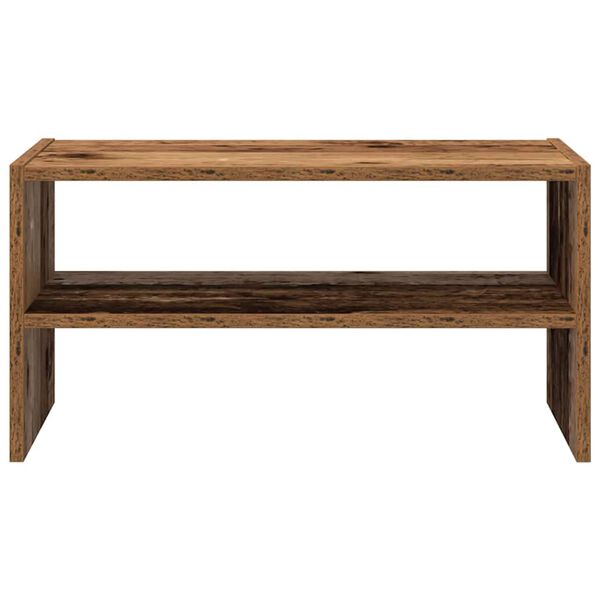 vidaXL Shoe Rack Stackable Old Wood 60x30x30.5 cm