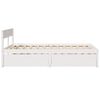 vidaXL Bed Frame without Mattress White 140x190 cm Solid Wood Pine