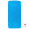 vidaXL Beach Towels 4 pcs Turquoise 60x135 cm Fabric 400 GSM