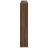 vidaXL Wall Cube Shelf 7 Compartments Brown Oak Engineered Wood