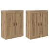 vidaXL Wall-mounted Cabinet 2 pcs Artisan Oak 69.5 x 34 x 90 cm
