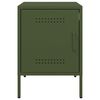 vidaXL Bedside Cabinets 2 pcs Olive Green 36x39x50.5 cm Steel