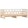 vidaXL Daybed with Trundle without Mattress 90x190 cm Single Solid Wood