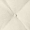 vidaXL Back Pillow Cream 60 x 50 cm Corduroy Fabric