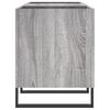 vidaXL Record Cabinet Grey Sonoma 121x38x48 cm Engineered Wood