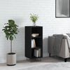vidaXL Sideboard Black 34.5x32.5x90 cm Engineered Wood