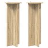 vidaXL Plant Stand 2 pcs Sonoma Oak &Oslash;40 x 100 cm Engineered Wood