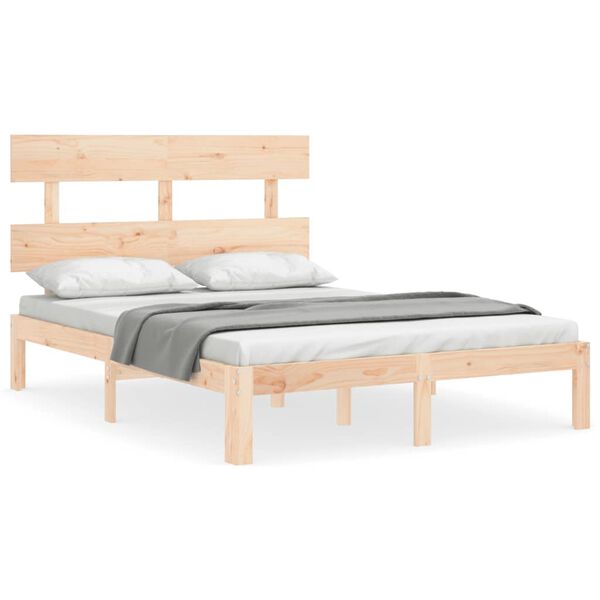 vidaXL Bed Frame without Mattress 120x200 cm Solid Wood Pine
