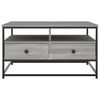 vidaXL Coffee Table Grey Sonoma 80x80x45 cm Engineered Wood