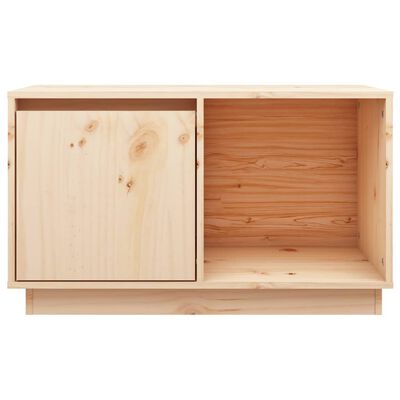vidaXL TV Cabinet 74x35x44 cm Solid Wood Pine
