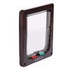 Karlie 4-way Lockable Cat Door Porta 19.2x5x20 cm Brown