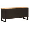 vidaXL TV Cabinet with Drawer Brown 100 x 33 x 46 cm Solid Mango Wood
