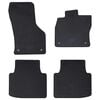 vidaXL Car Mat 4 pcs Black suitable for VW Arteon 2017- 4D Aft Rubber