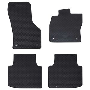 vidaXL Car Mat 4 pcs Black suitable for VW Arteon 2017- 4D Aft Rubber