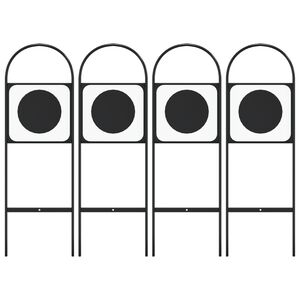 vidaXL Dressage Markers 4 pcs Steel