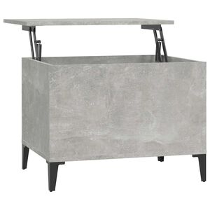 vidaXL Coffee Table Concrete Grey 60x44.5x45 cm Engineered Wood