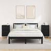 vidaXL Bedside Cabinet 2 pcs Black Oak 40 x 35 x 70 cm Engineered Wood