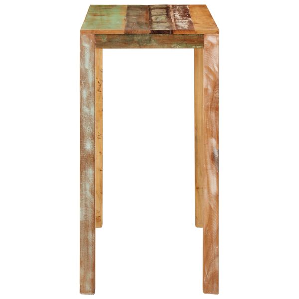 vidaXL Bar Table 112x55x108 cm Solid Wood Reclaimed
