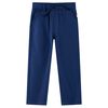 vidaXL Kids'Pants with Drawstring Navy 116