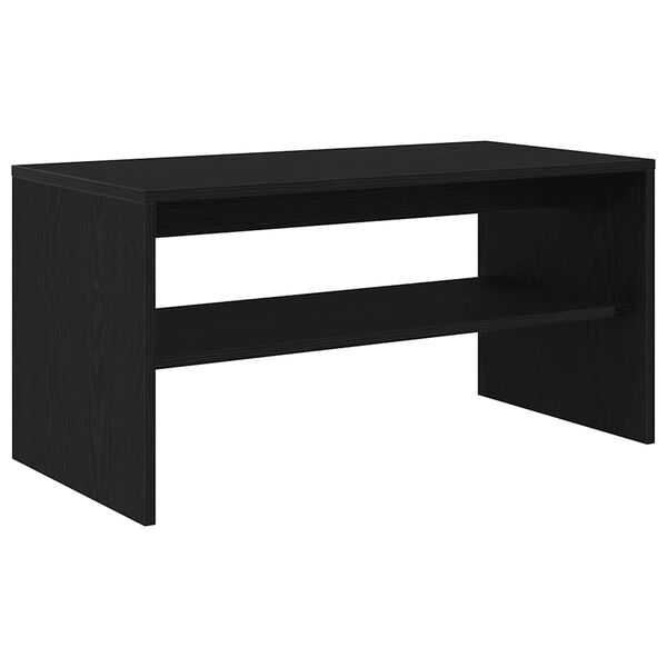 vidaXL TV Cabinet Black Oak 80x40x40 cm Engineered Wood