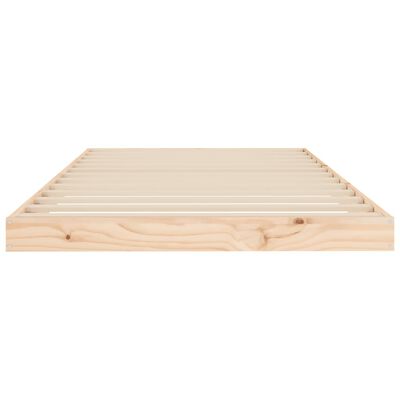 vidaXL Bed Frame 100x200 cm Solid Wood Pine