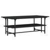 vidaXL Coffee Table Black 100x50x40 cm Engineered Wood