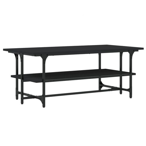 vidaXL Coffee Table Black 100x50x40 cm Engineered Wood